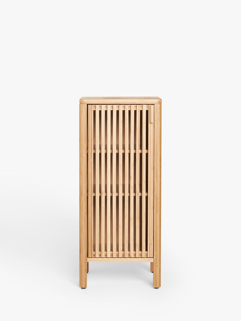 John Lewis Slatted Bathroom Cupboard H85xW36.4xD35cm, UK version