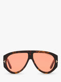 TOM FORD brown and pink aviator sunglasses, UK version