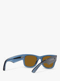 Ray-Ban Mega Wayfarer sunglasses transparent blue - British product