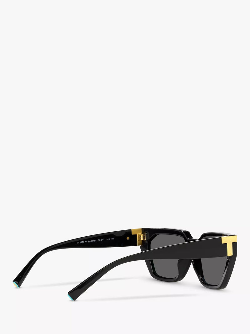 Tiffany & Co irregular sunglasses black (British brand)
