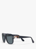 Persol PO3310S polarised pillow sunglasses blue dust glass - British product