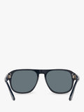 Persol PO3310S polarised pillow sunglasses blue dust glass - British product