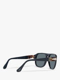 Persol PO3310S polarised pillow sunglasses blue dust glass - British product