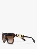 Michael Kors women's cat-eye sunglasses dark tortoise gradient (British brand)