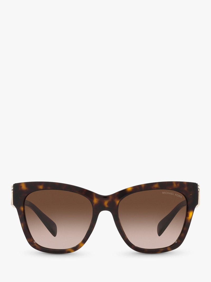 Michael Kors women's cat-eye sunglasses dark tortoise gradient (British brand)