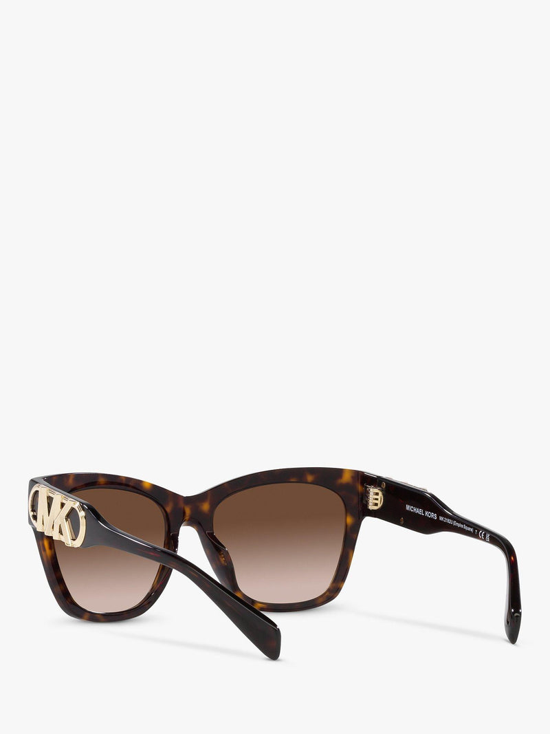 Michael Kors women's cat-eye sunglasses dark tortoise gradient (British brand)