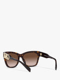 Michael Kors women's cat-eye sunglasses dark tortoise gradient (British brand)