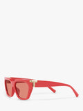 Tiffany & Co irregular coral sunglasses 56mm - British product