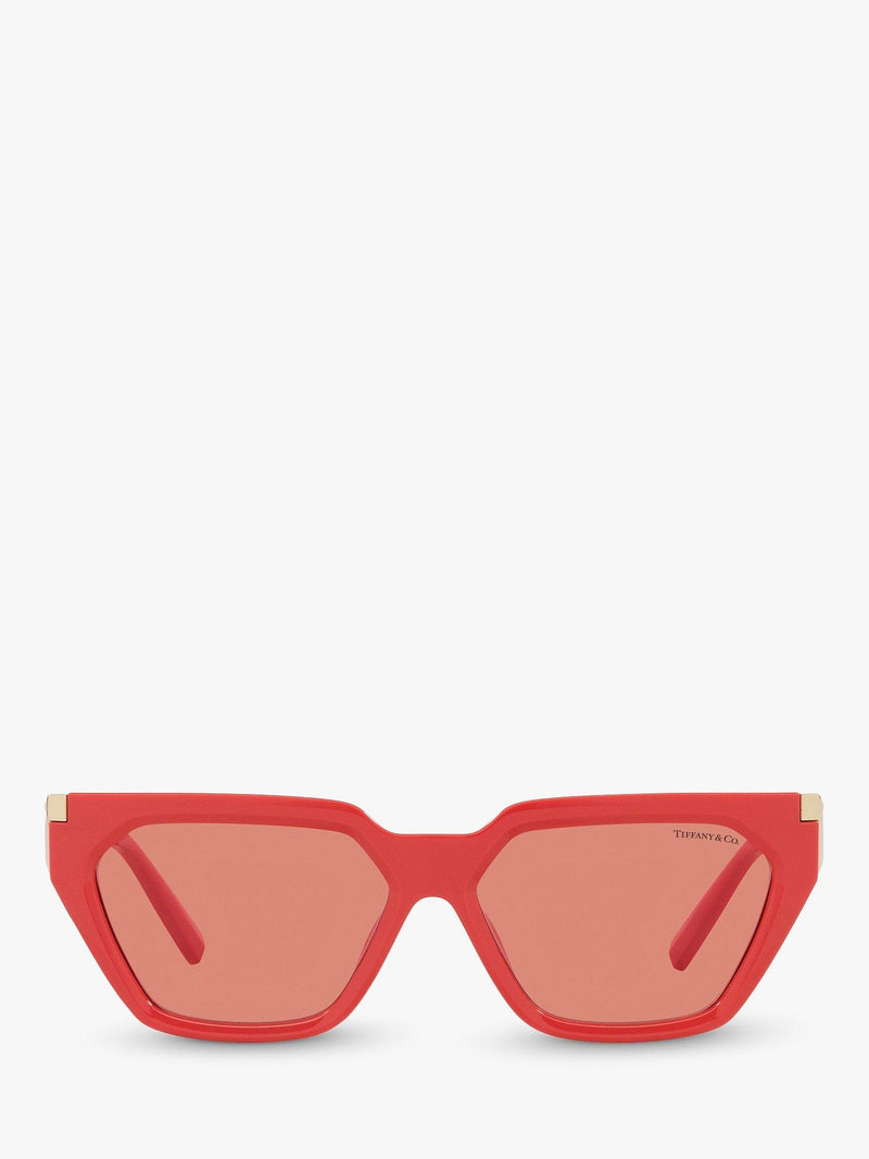 Tiffany & Co irregular coral sunglasses 56mm - British product