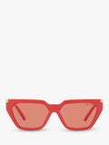 Tiffany & Co irregular coral sunglasses 56mm - British product