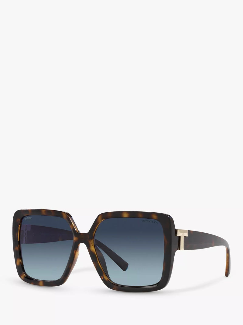 Tiffany & Co square Havana sunglasses 58mm, UK version