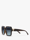 Tiffany & Co square Havana sunglasses 58mm, UK version