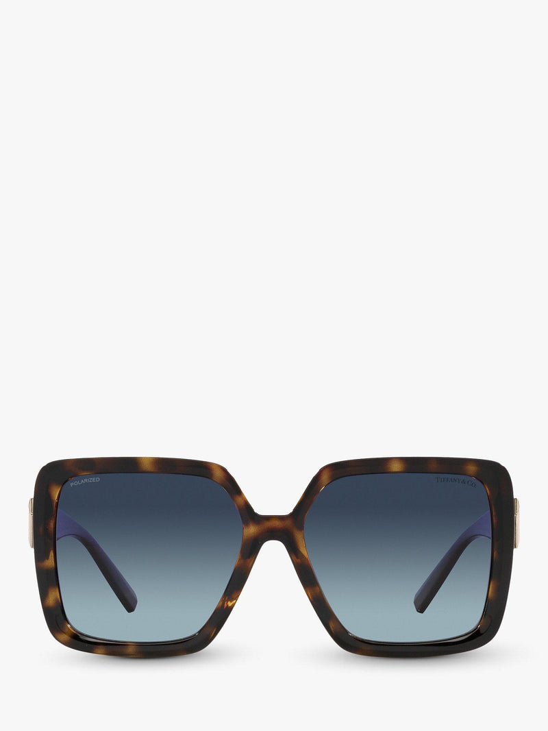 Tiffany & Co square Havana sunglasses 58mm, UK version