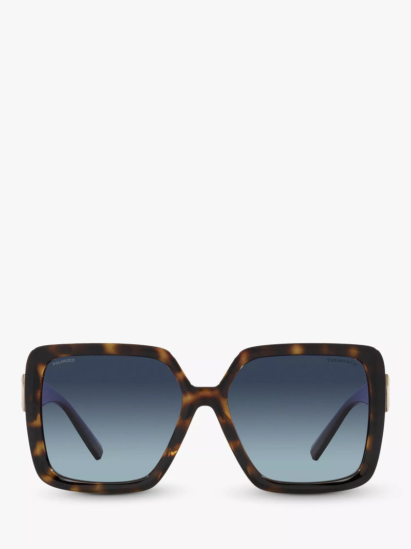 Tiffany & Co square Havana sunglasses 58mm, UK version