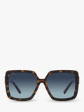 Tiffany & Co square Havana sunglasses 58mm, UK version