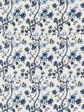 GP & J Baker Petworth furnishing fabric indigo (British brand)
