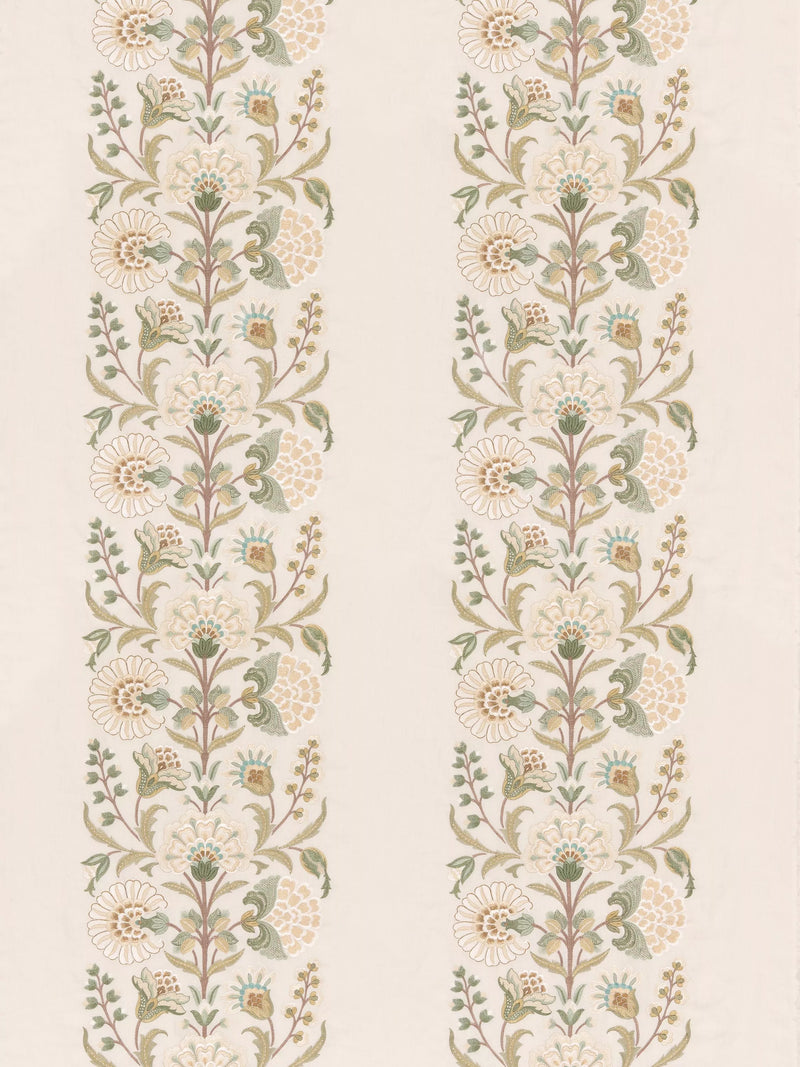 GP & J Baker Annesley green fabric 127cm, imported from the UK