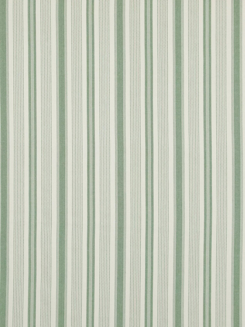 GP & J Baker Purbeck Stripe pink green fabric - British product