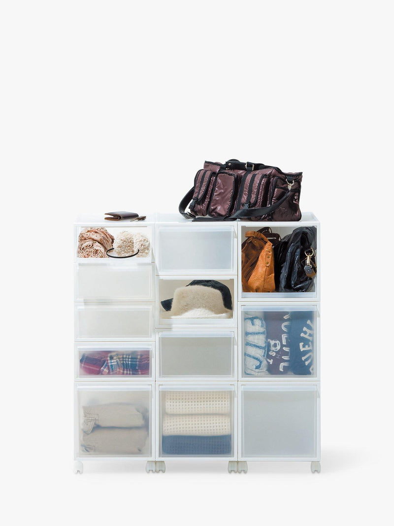 Like-it stacking storage tray clear, imported from the UK