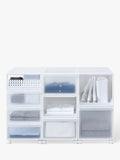 Like-it stacking storage tray clear, imported from the UK