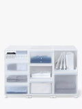 Like-it Stacking Storage Tray Clear H31cm, UK version