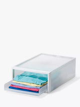 John Lewis Like-it Stacking Storage Tray Clear Storage Organiser H16cm- Buy online at McGrocer