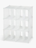 Like-it 3-tier shoe grid rack in smoked finish - British product