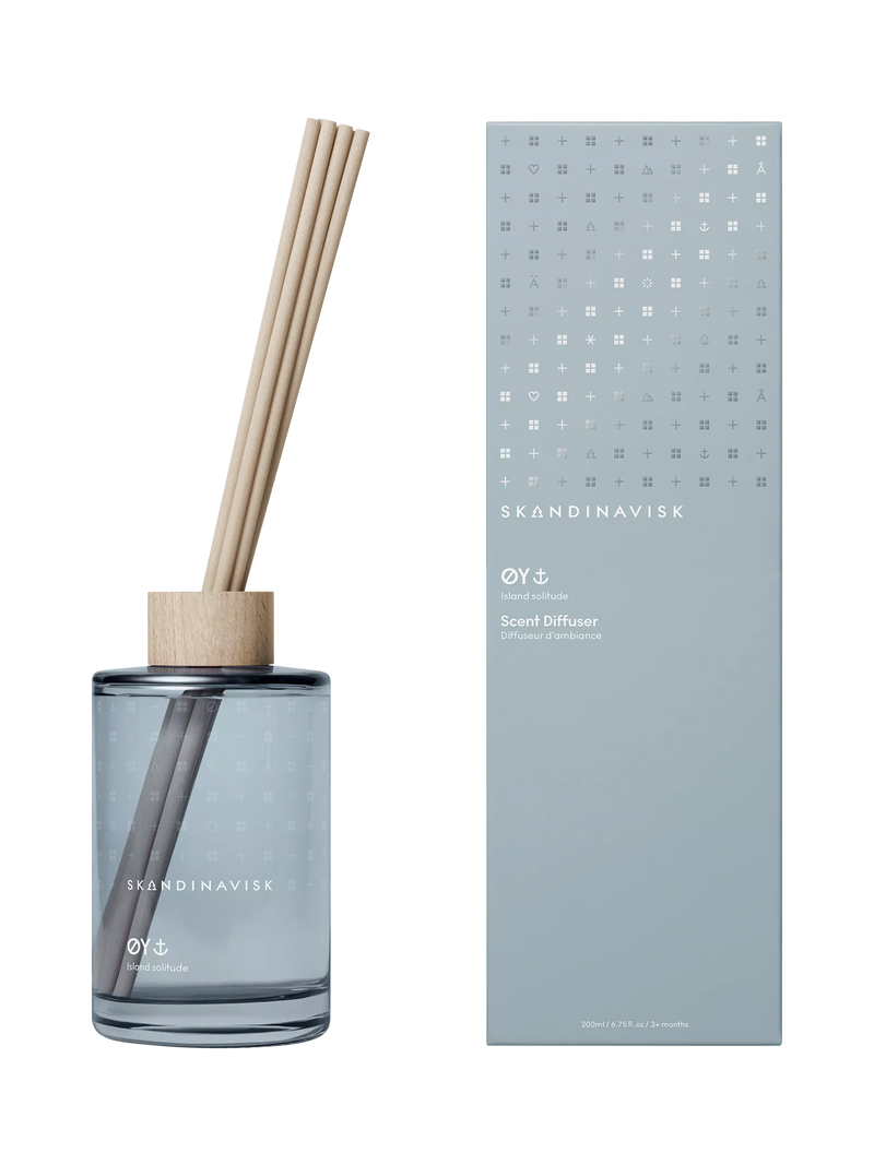 Skandinavisk ØY diffuser refill 200ml, floral green scent - British product
