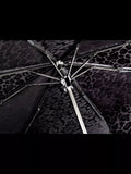 Fulton leopard print folding umbrella 94cm, imported from the UK