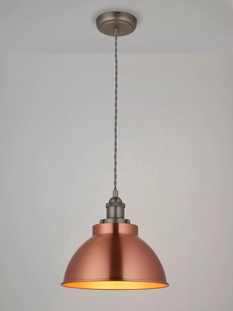 John Lewis Baldwin Pendant Ceiling Light Aged