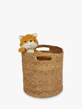 John Lewis Great Little Trading Co Jute Storage Basket Medium- Buy online at McGrocer
