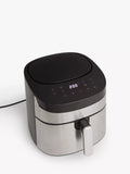 John Lewis air fryer black silver 7.2L, imported from the UK