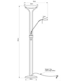 John Lewis Zella LED floor lamp, UK version