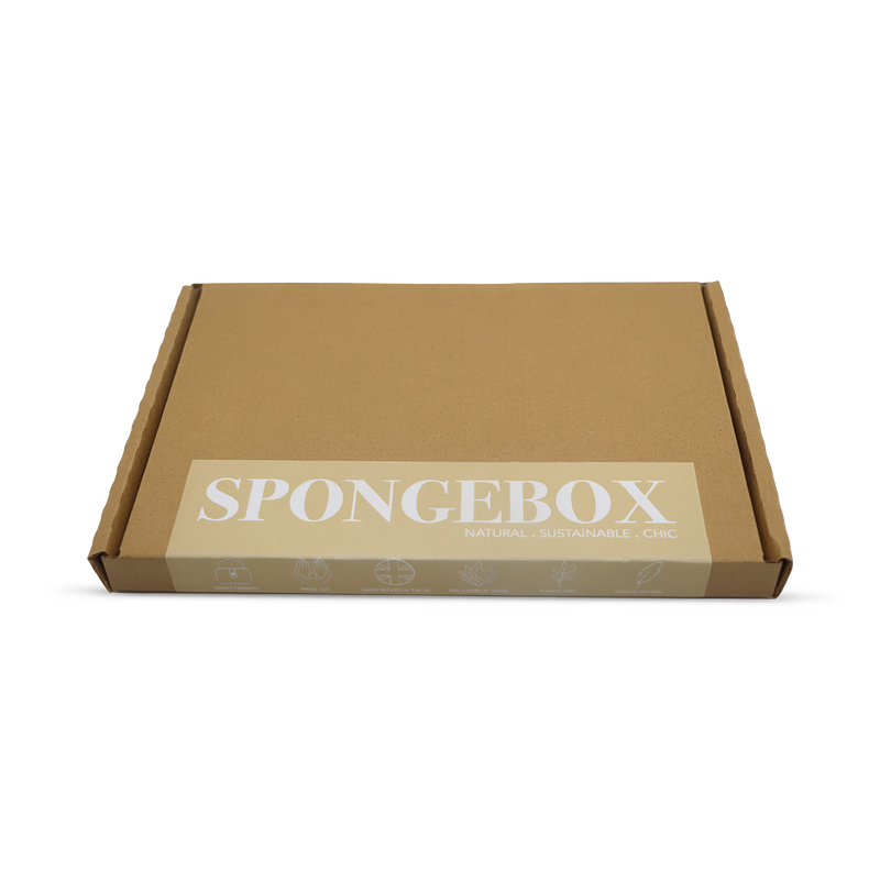 SpongeBox natural sea sponge Soft Serenity 5-5.5 inches - British product