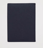 Smythson compact card holder in crossgrain leather (British brand)
