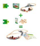 BRIO Strarter Track Pack wooden train tracks - British product