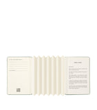 Moleskine business card holder with note pages, 11.5cm x 8cm x 1cm, imported from the UK