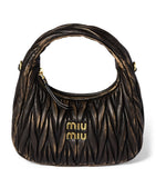 Miu Miu Wander matelassé lambskin top-handle bag, imported from the UK
