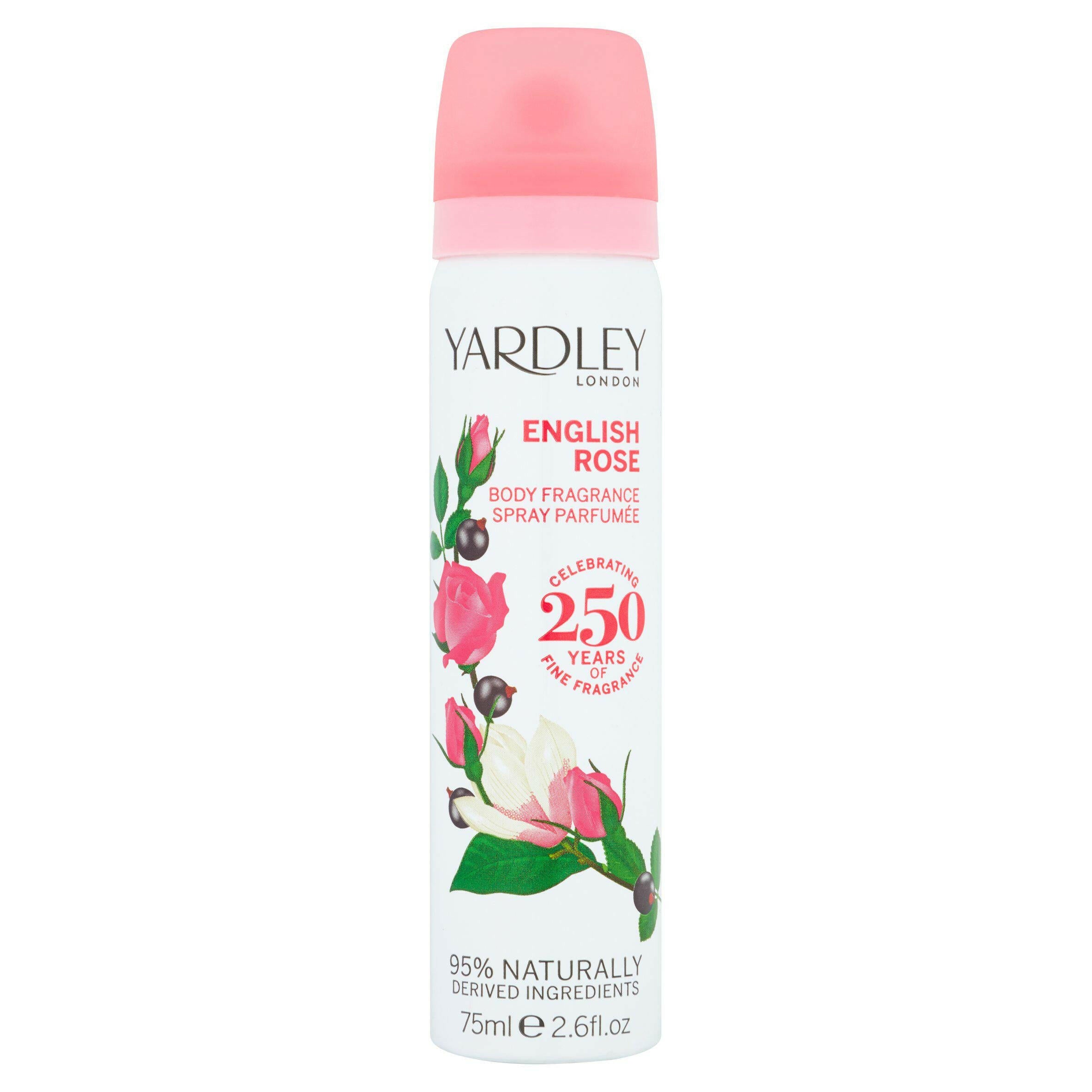Yardley English Rose Body Spray 75ml For her Sainsburys