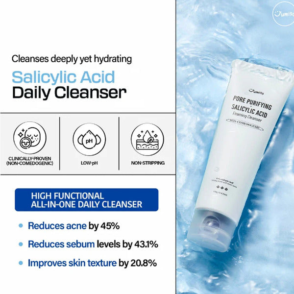 Jumiso salicylic acid foaming cleanser 120g, UK version