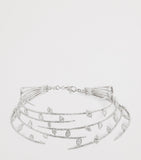 Yeprem Y-Couture white gold diamond leaf choker (British brand)