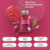 WeightWorld ashwagandha gummies 1200mg vegan supplement, imported from the UK