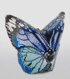 Judith Leiber Butterfly Mila clutch bag with crystals, imported from the UK