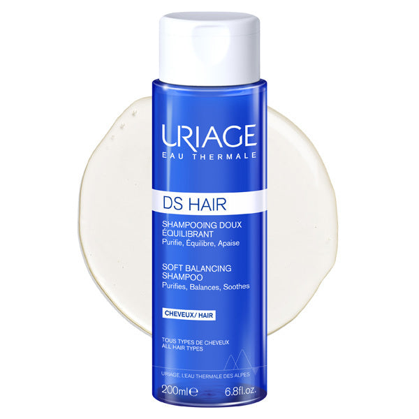 Uriage DS Hair Soft Balancing Shampoo 200ml (British brand)