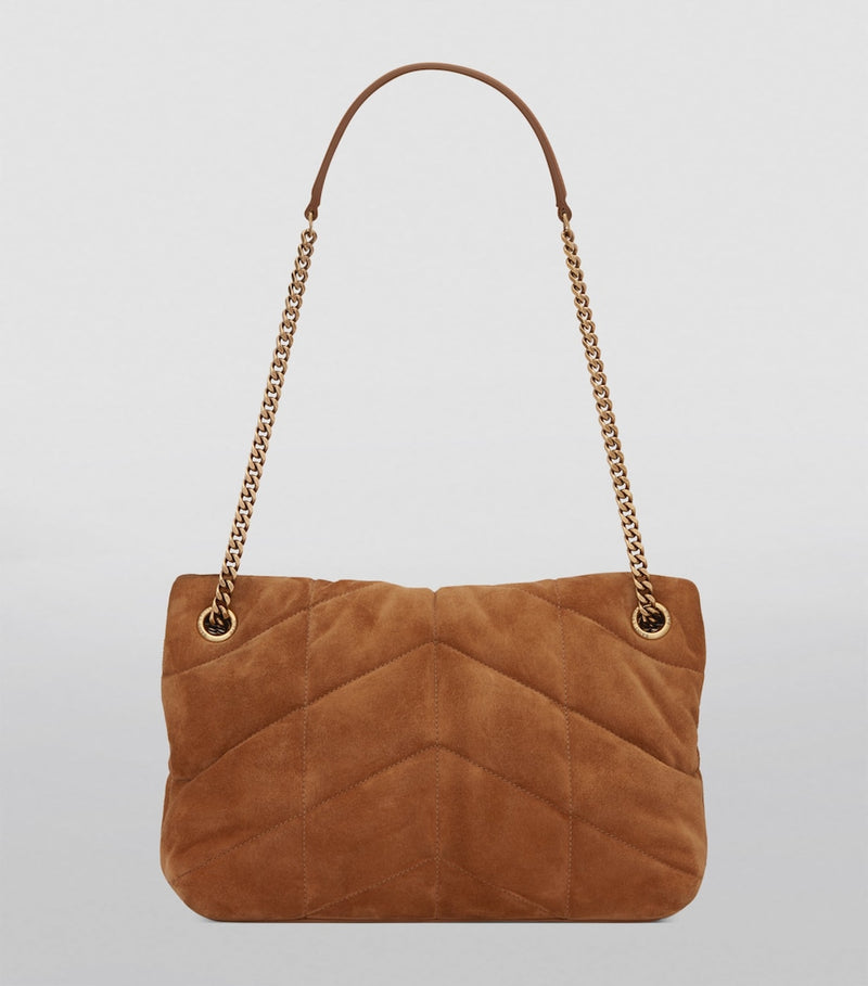 Saint Laurent Loulou Puffer small shoulder bag, imported from the UK