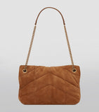 Saint Laurent Loulou Puffer small shoulder bag, imported from the UK