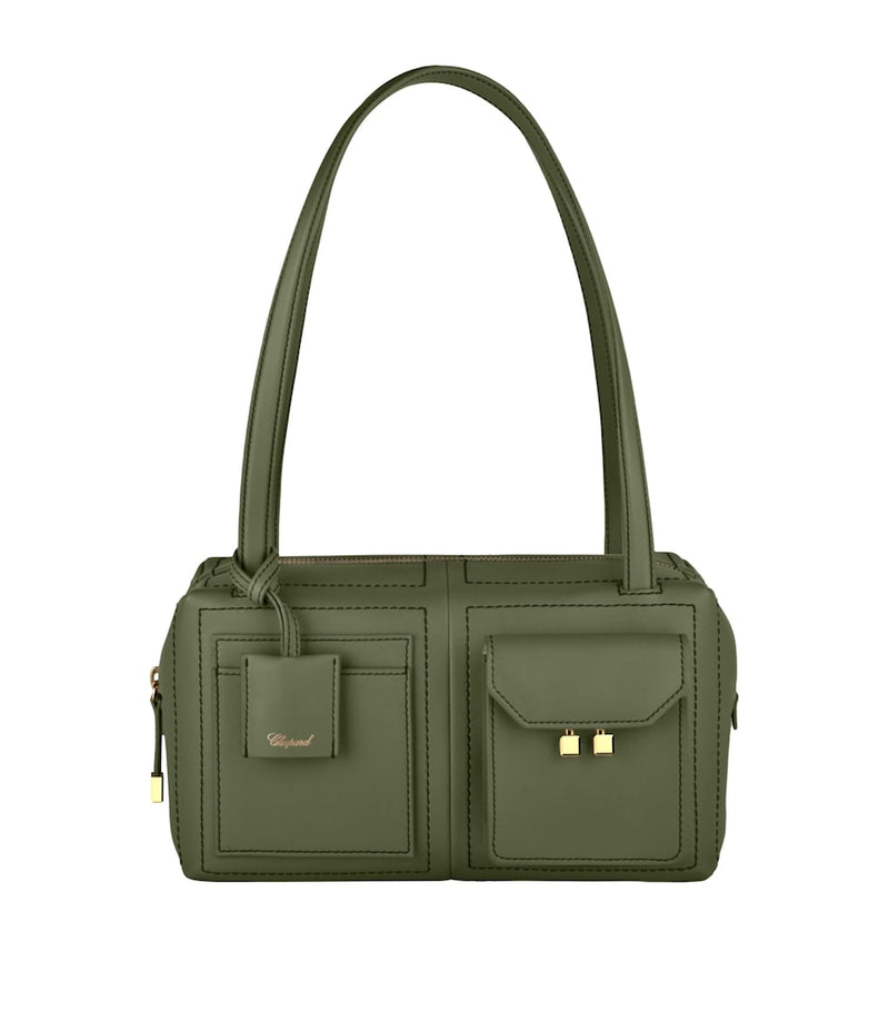 Chopard Ice Cube calfskin shoulder bag, imported from the UK