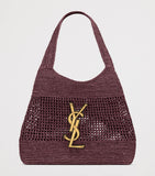 Saint Laurent Medium Icare Tote Bag raffia, imported from the UK