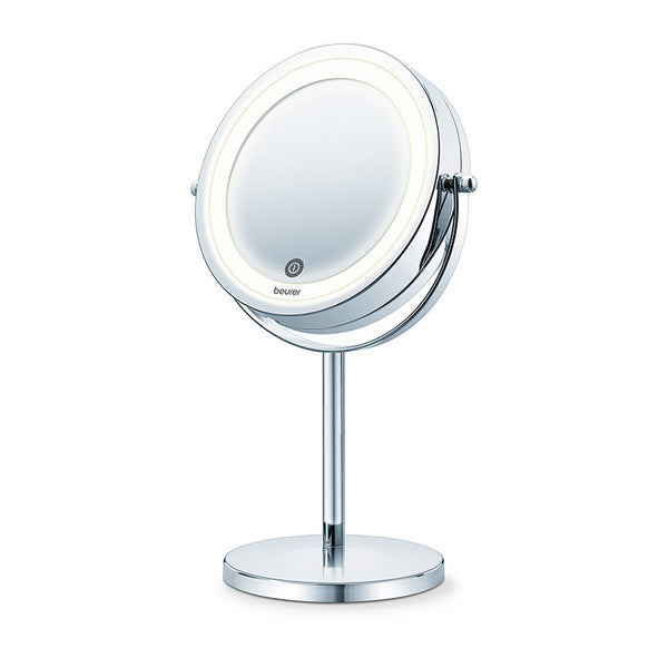 Beurer illuminated cosmetics mirror dual-sided 7x magnification 13cm, imported from the UK