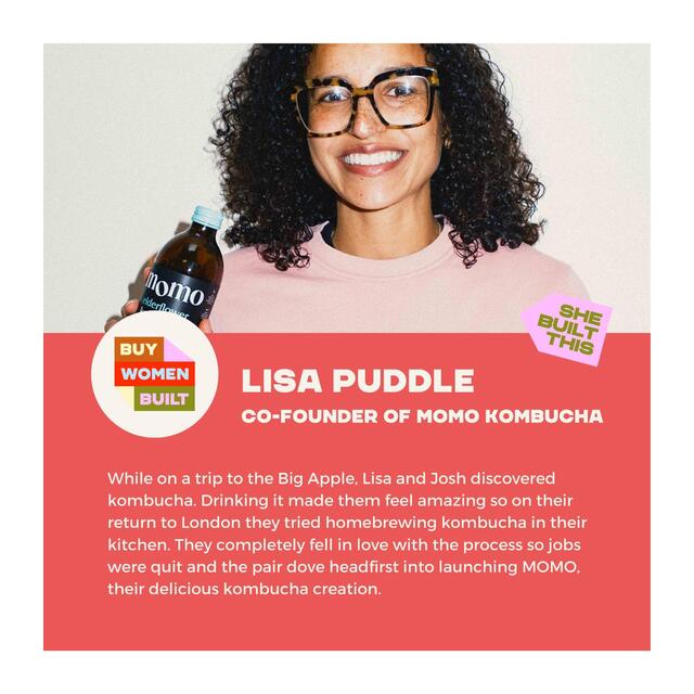 MOMO Kombucha Organic Ginger-Lemon 330ml - McGrocer